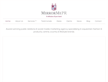 Tablet Screenshot of mirrormepr.co.uk